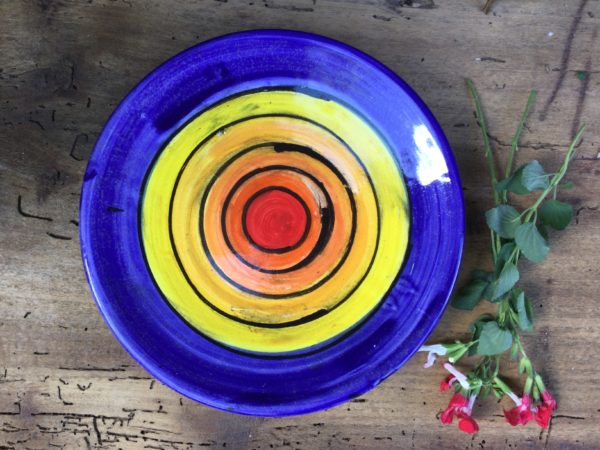 Breakfast Saucer Colorful Stripes