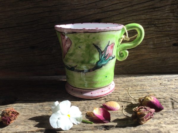 MUG BOCCIOLO DI ROSA VERDE